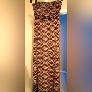 Long Banana Republic tube dress